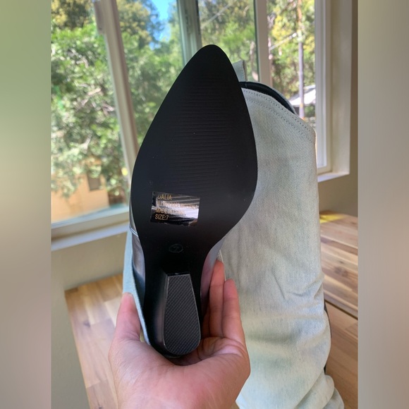 Dollskill Desperado dreaming knee high boots in silver/blue (NWB) - Picture 8 of 10